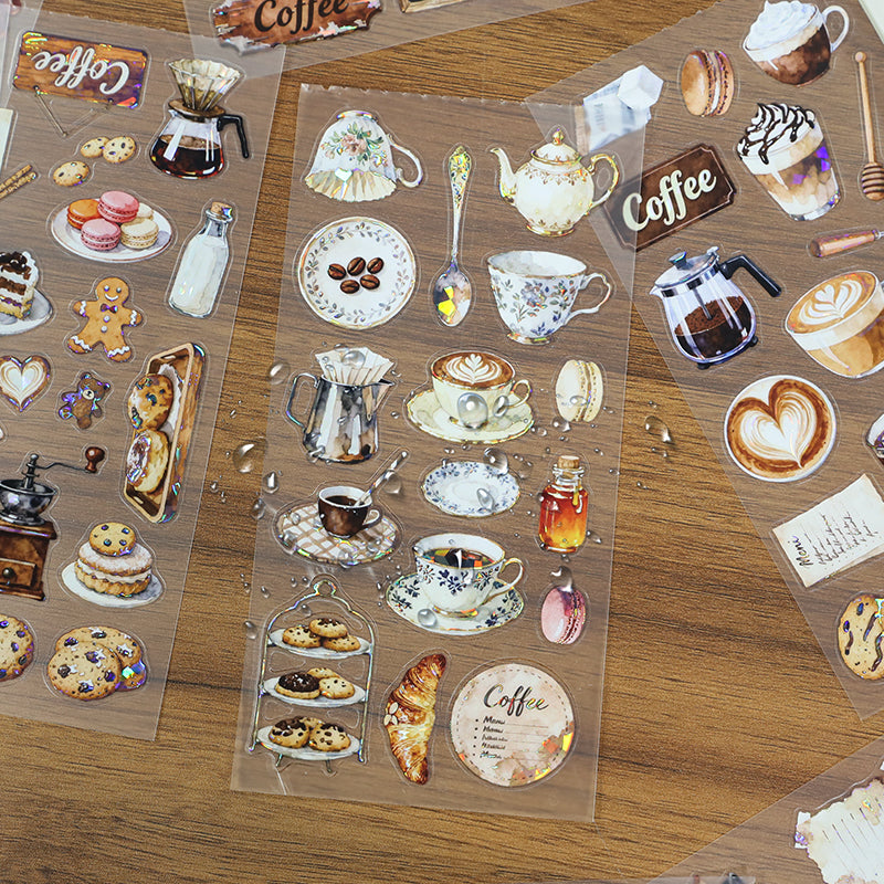 Coffee Story Sticker Book