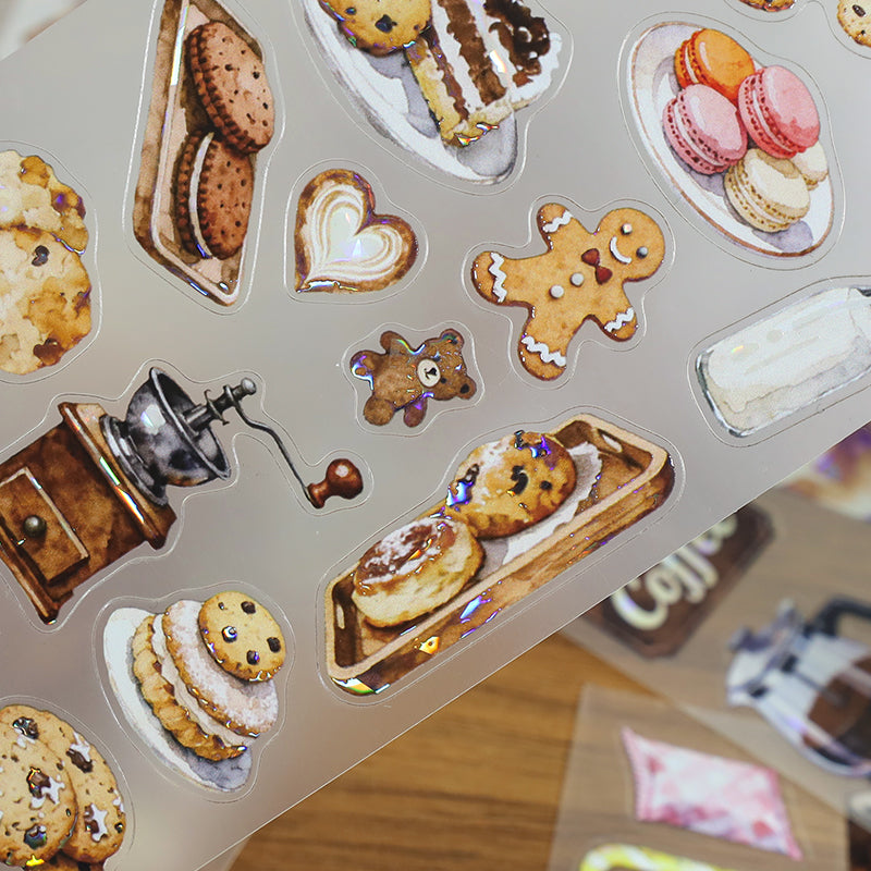 Coffee Story Sticker Book