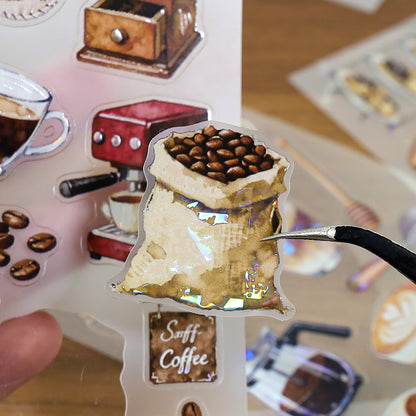 Coffee Story Sticker Book