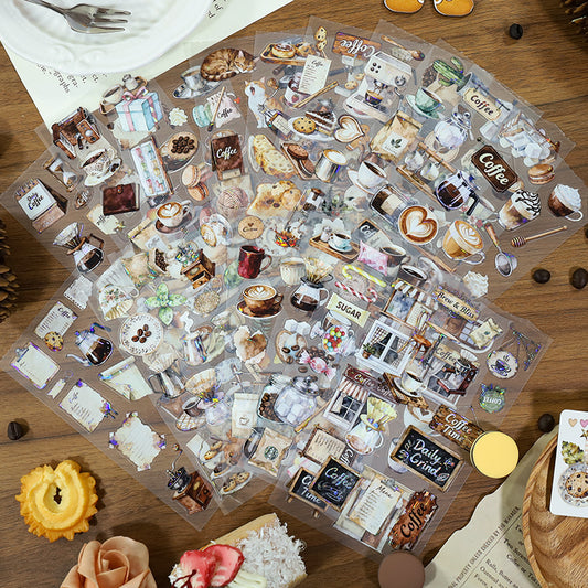 Coffee Story Sticker Book