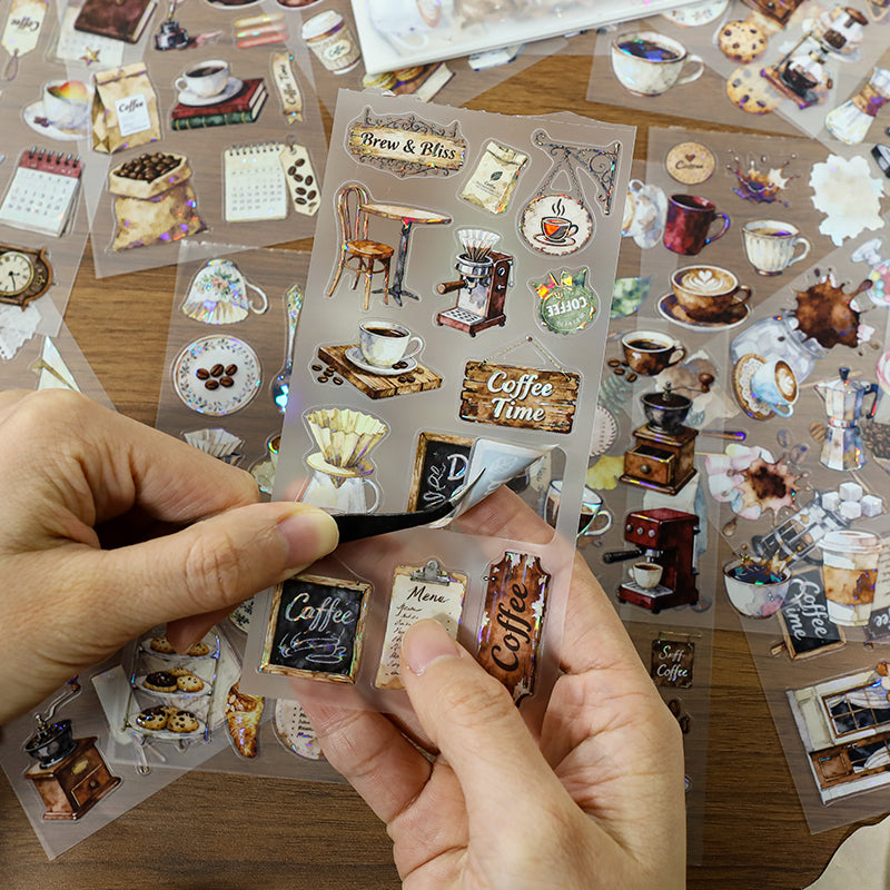 Coffee Story Sticker Book