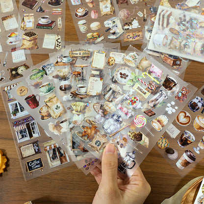 Coffee Story Sticker Book