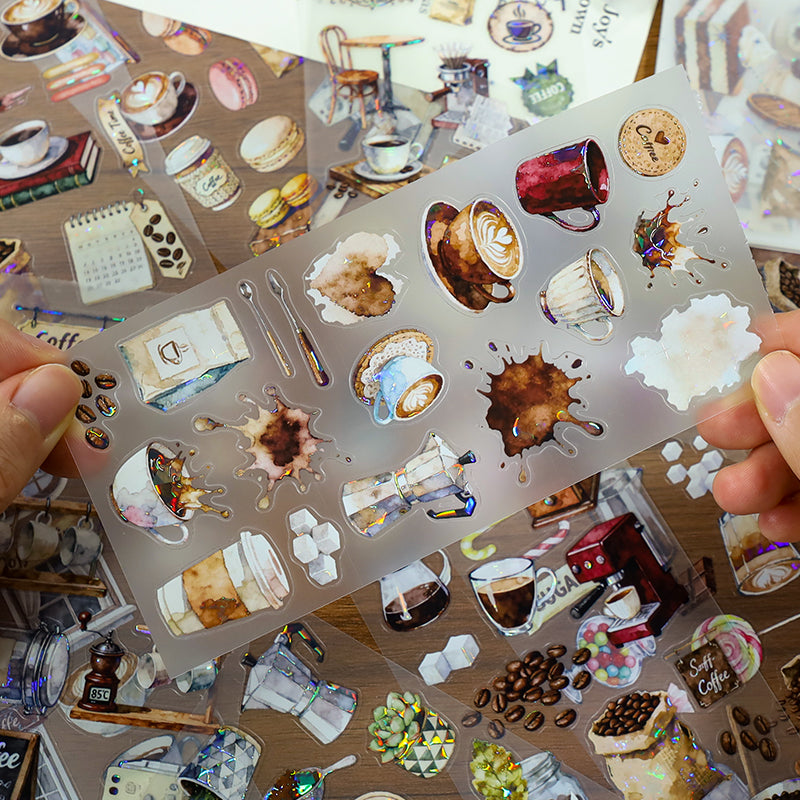 Coffee Story Sticker Book