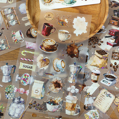 Coffee Story Sticker Book