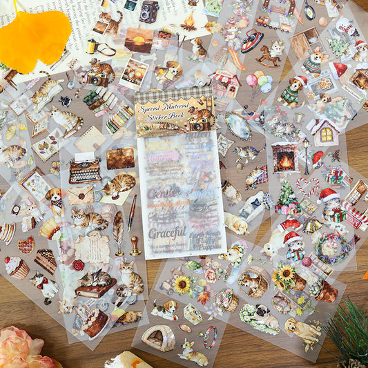 Cute Pet Daily Sticker Book