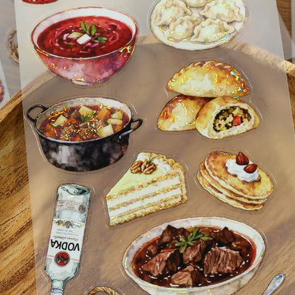 Food Illustrated Guide Sticker Book