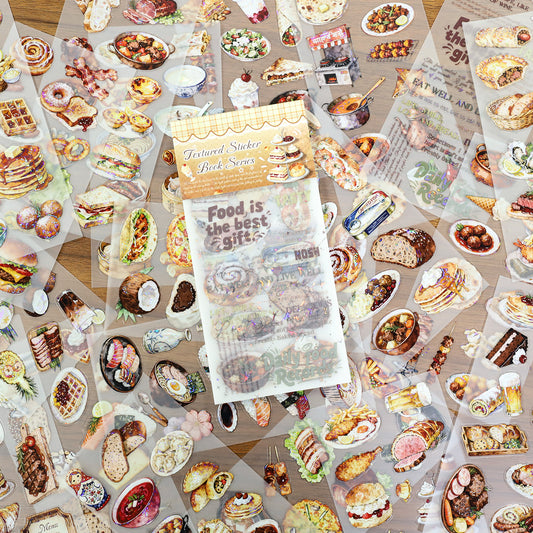 Food Illustrated Guide Sticker Book