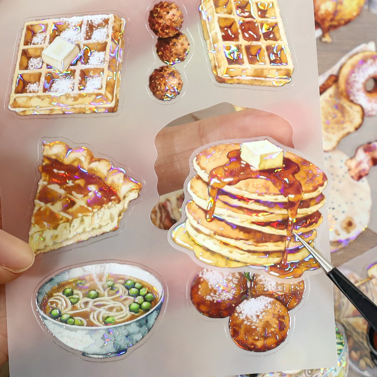 Food Illustrated Guide Sticker Book