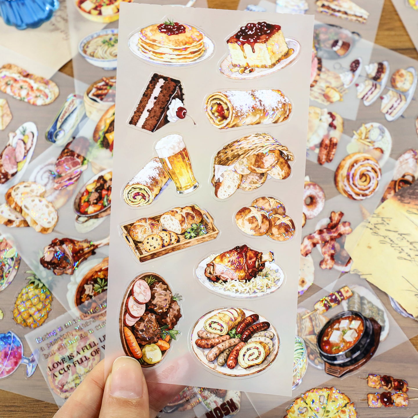 Food Illustrated Guide Sticker Book