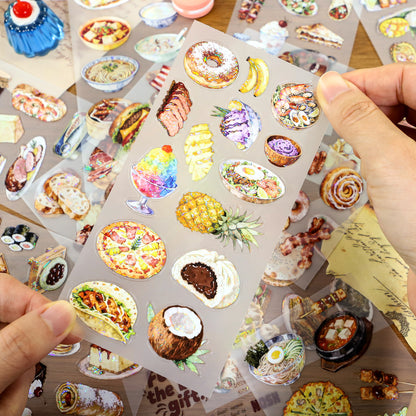 Food Illustrated Guide Sticker Book