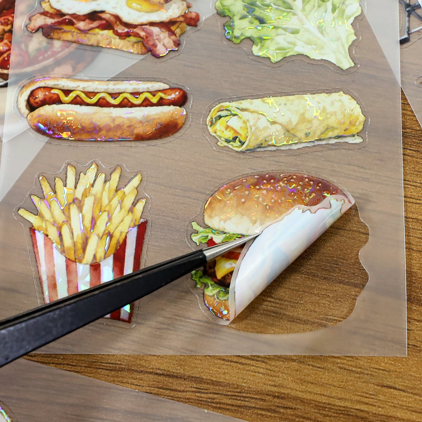 Food Illustrated Guide Sticker Book
