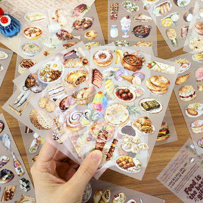 Food Illustrated Guide Sticker Book