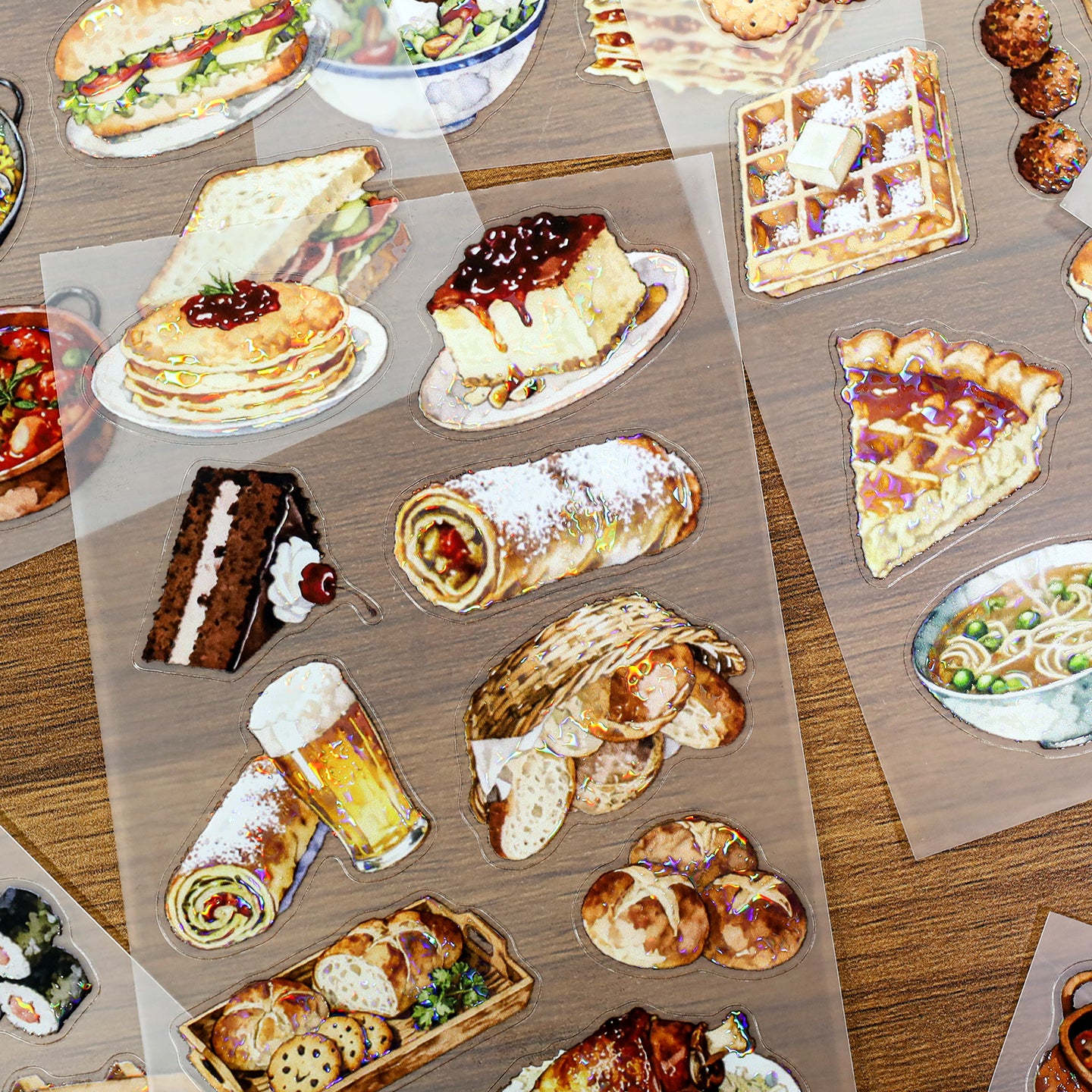 Food Illustrated Guide Sticker Book