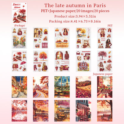 Autumn in Paris Sticker Book