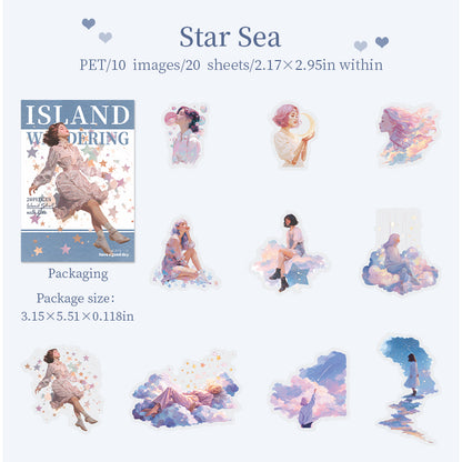 Island Stroll With You Stickers