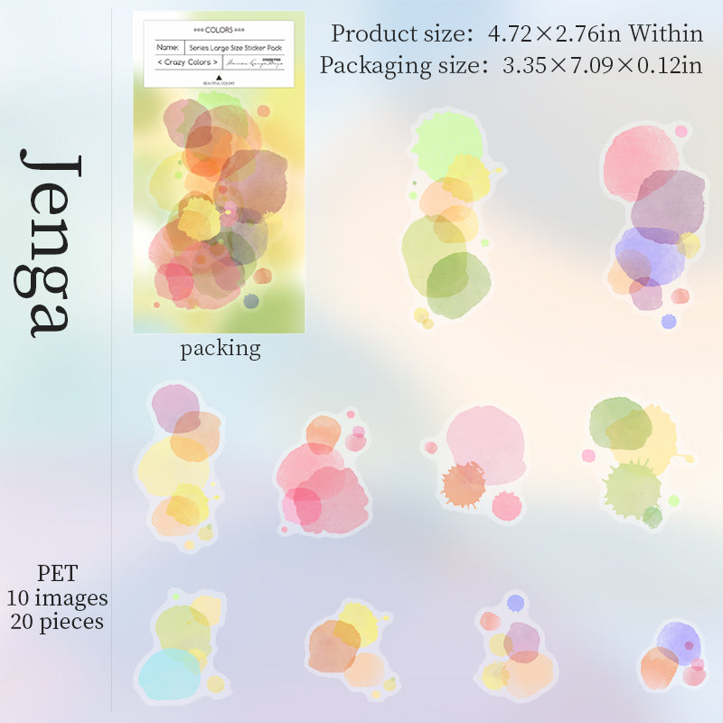 Crazy Colors Sticker