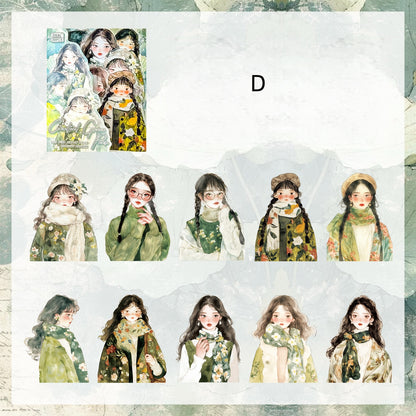 Gentle Breeze and Shadows Stickers