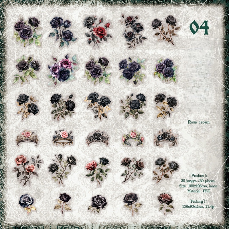 Night Falls Stickers