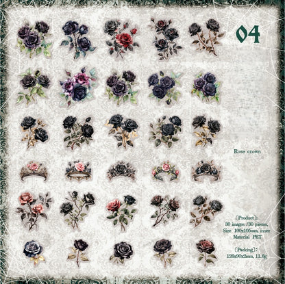 Night Falls Stickers