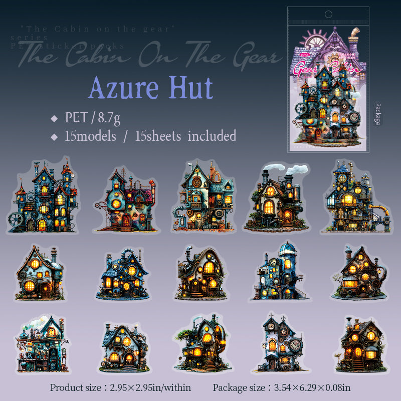 Cottage on the Gears Stickers