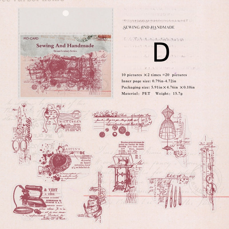 Steampunk Century Stickers