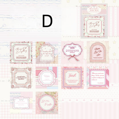 Floral Leaf Candy Stickers