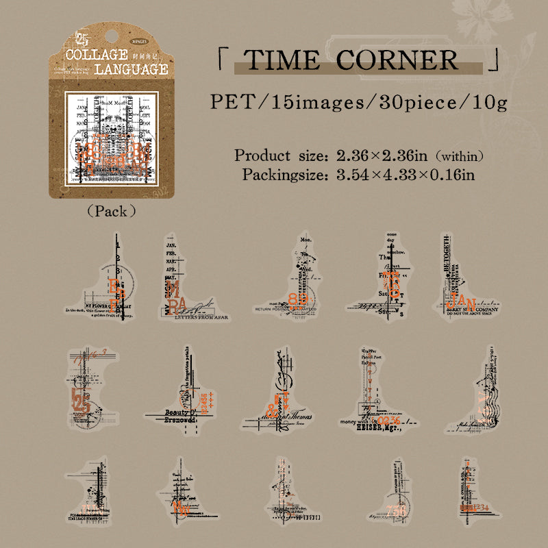 Collage Language Sticker