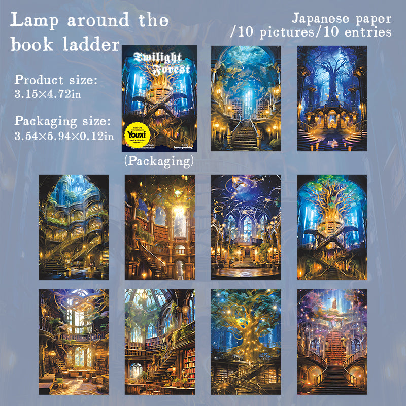 Twilight Forest Washi Sticker