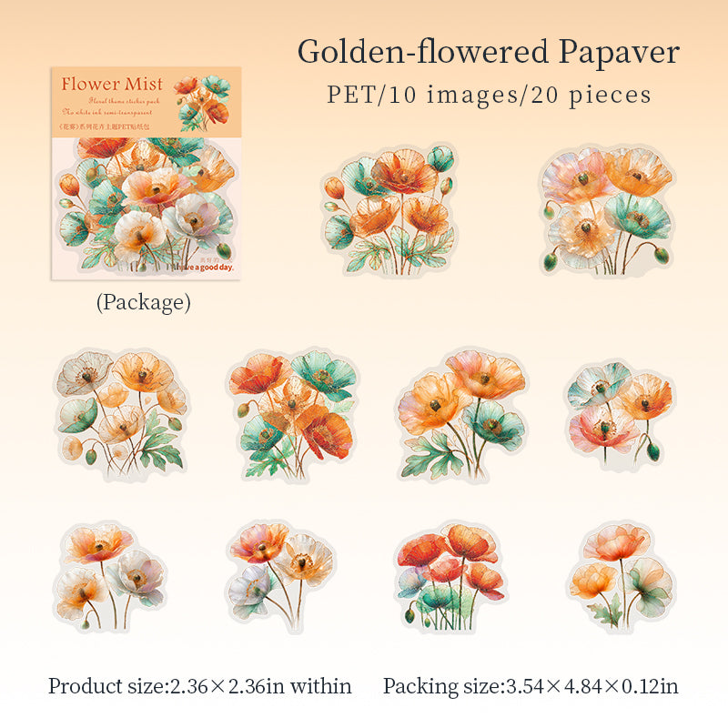 Flower Mist Stickers