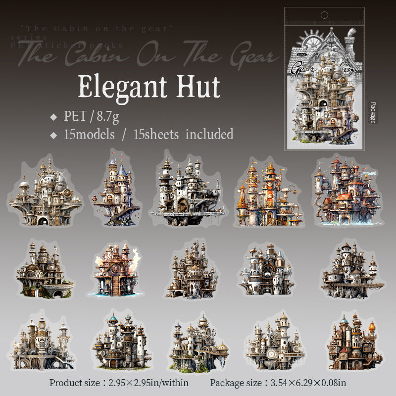 Cottage on the Gears Stickers