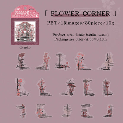 Collage Language Sticker