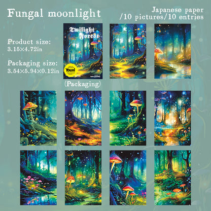 Twilight Forest Washi Sticker