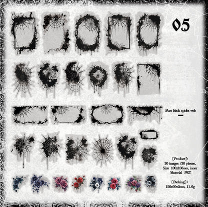 Night Falls Stickers