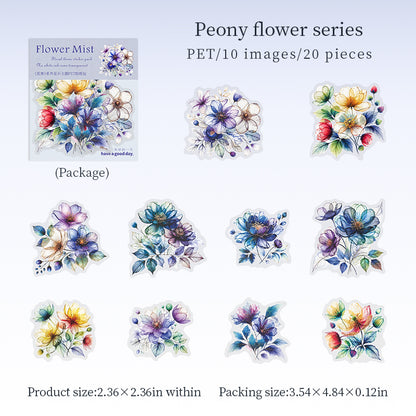 Flower Mist Stickers
