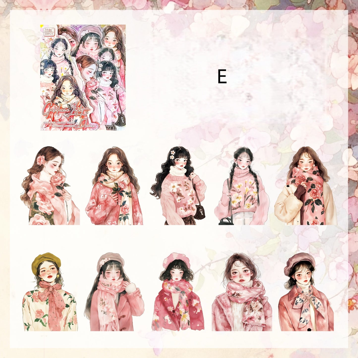 Gentle Breeze and Shadows Stickers