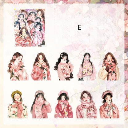 Gentle Breeze and Shadows Stickers