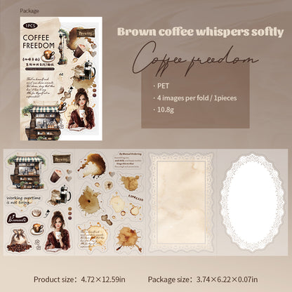 Coffee Freedom Stickers