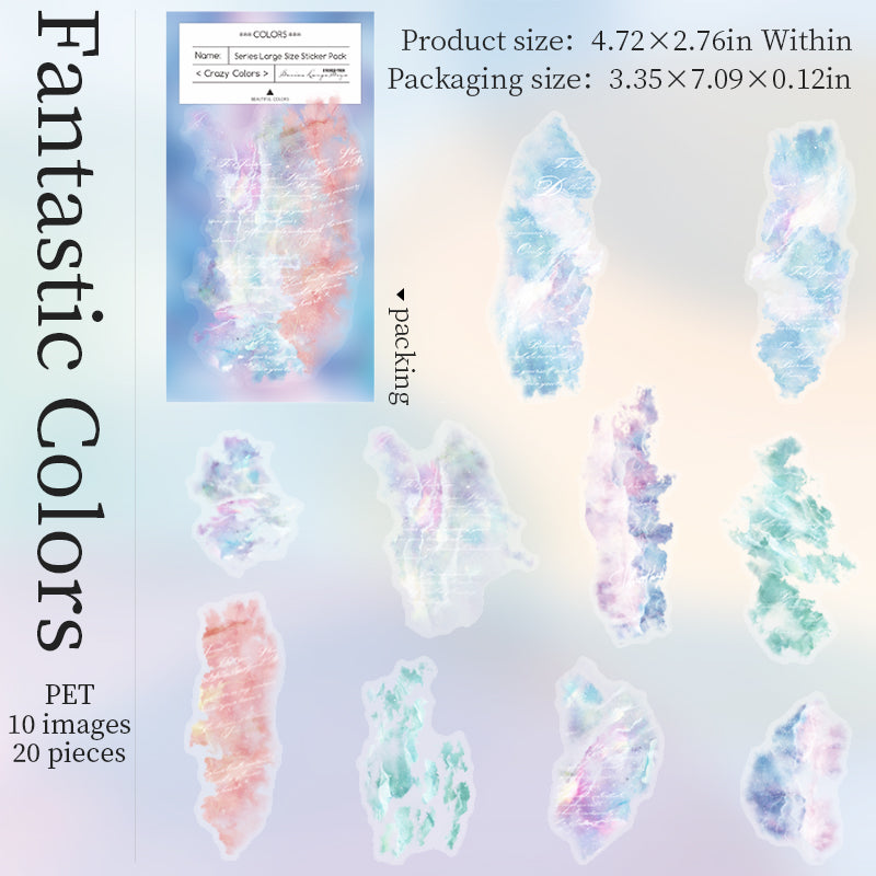 Crazy Colors Sticker