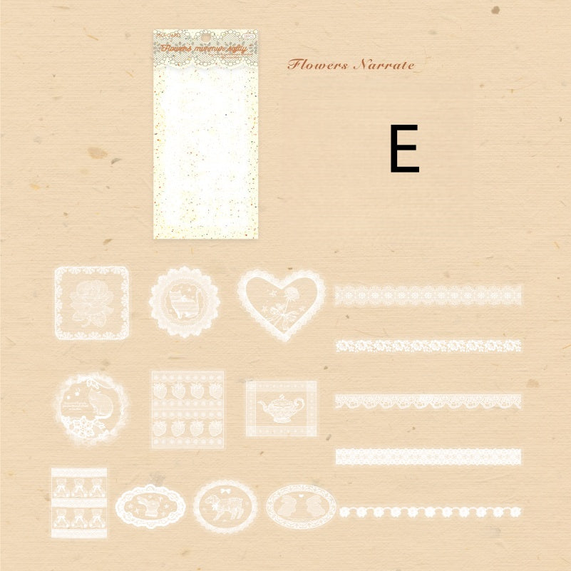 Lace Story Stickers