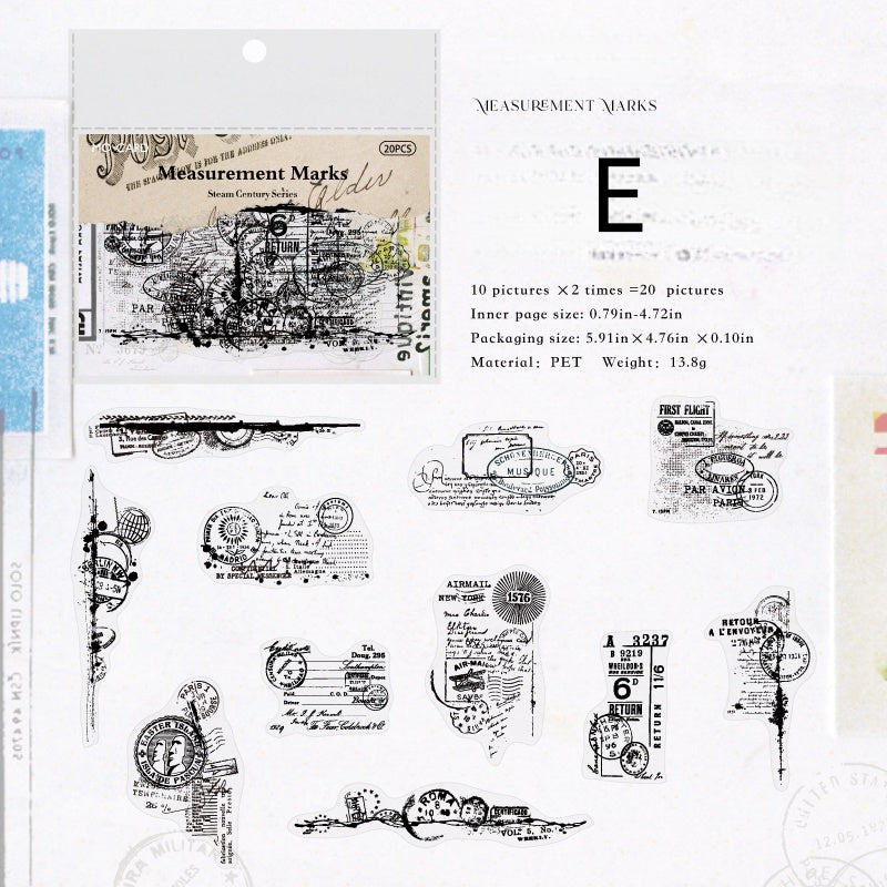 Steampunk Century Stickers