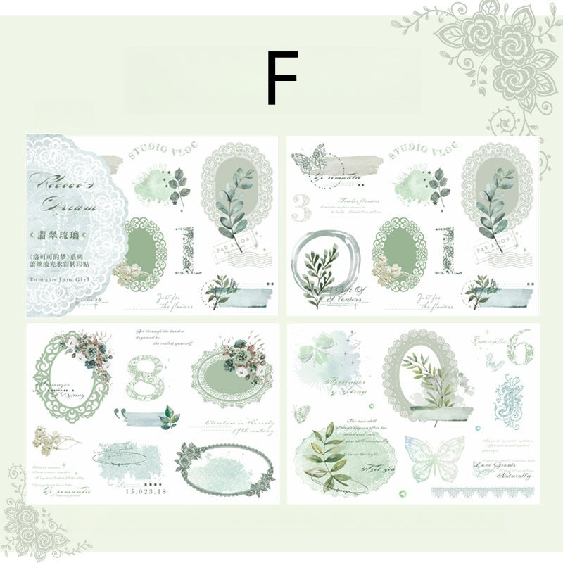 Rococo Dream Transfer Stickers