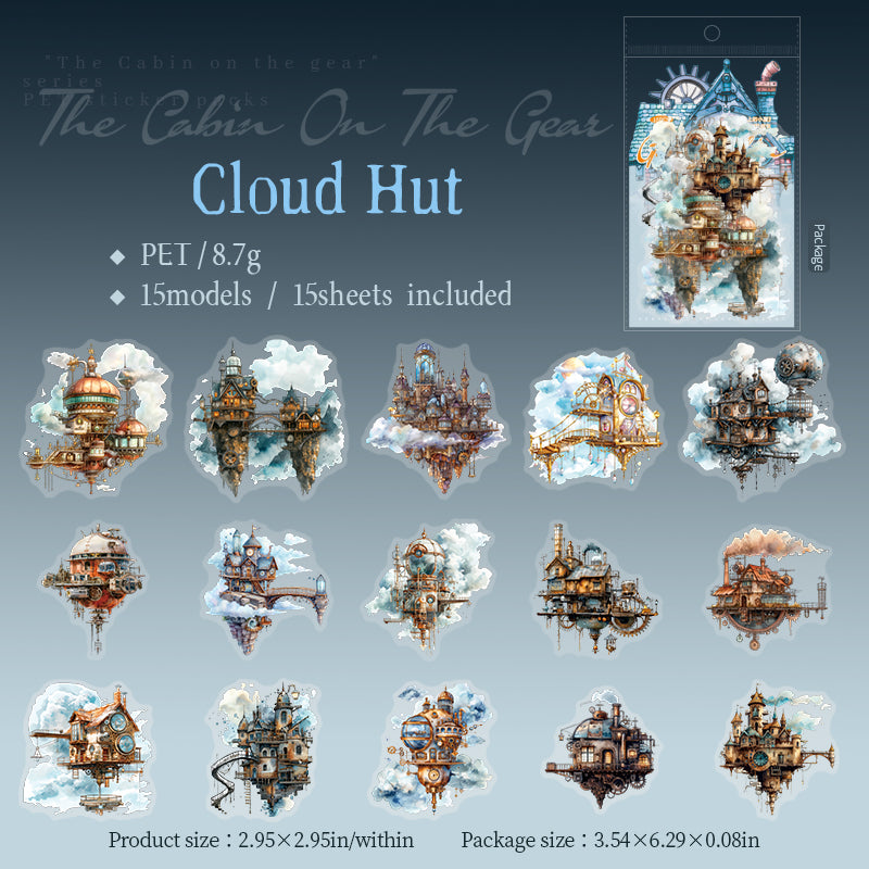 Cottage on the Gears Stickers