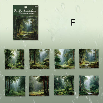 Misty Rainy Season Stickers