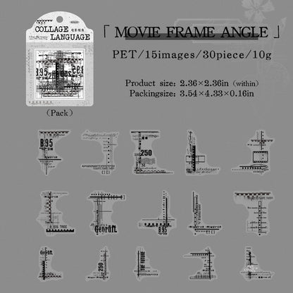 Collage Language Sticker