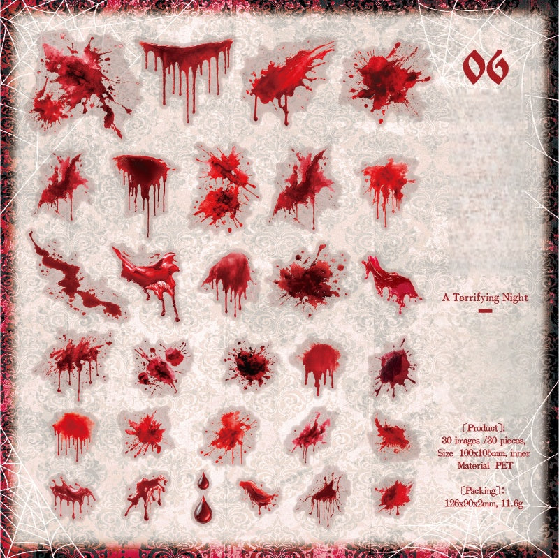 Night Falls Stickers