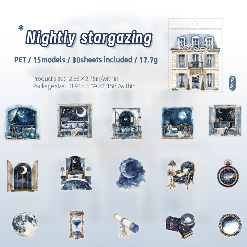 Holiday Outing Stickers