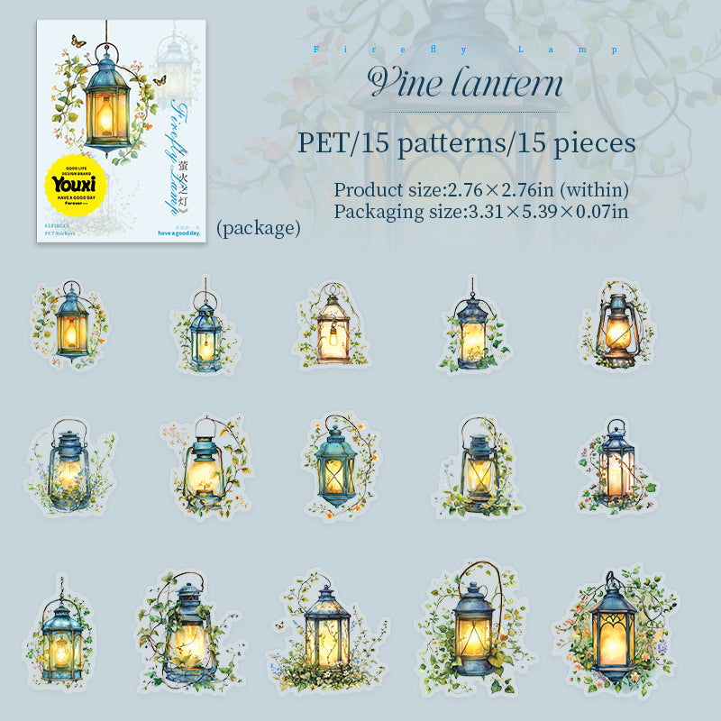 Firefly Lamp Stickers