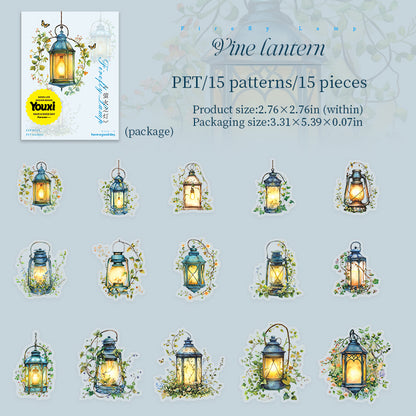 Firefly Lamp Stickers