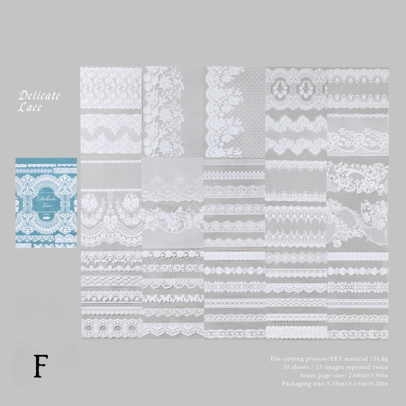 Lace Museum Sticker Book