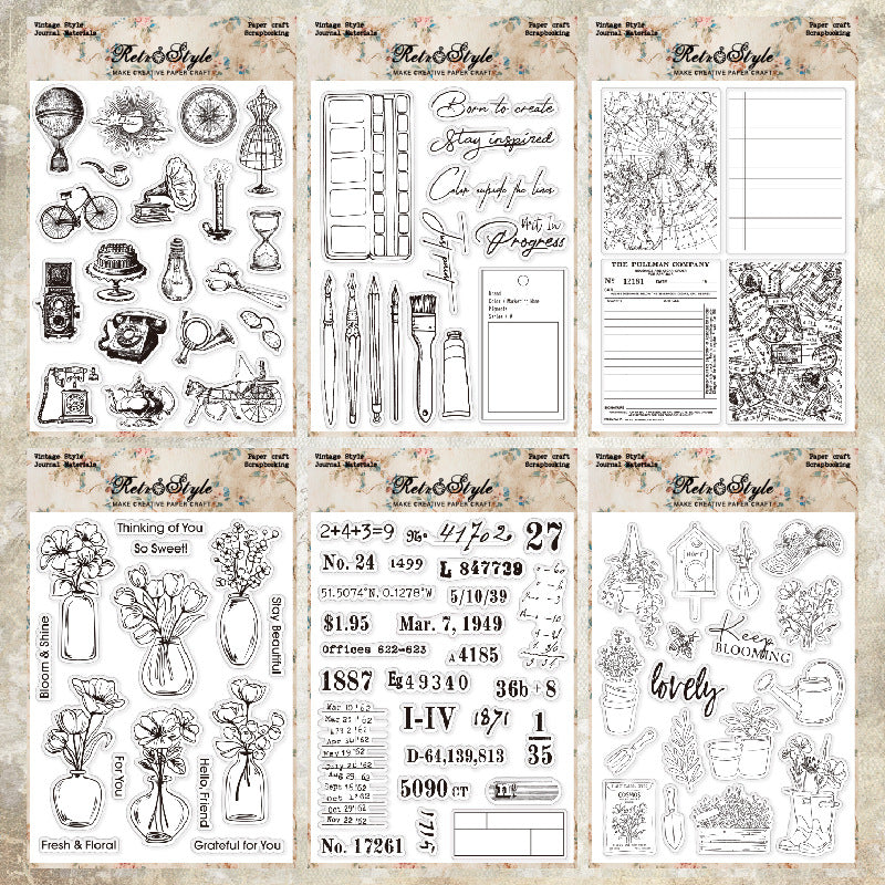 Clear Silicone Stamps 14